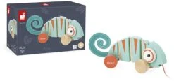 Janod Tropik - Trekfiguur Kameleon -Djeco Geschaft janod tropik trekfiguur kameleon 3