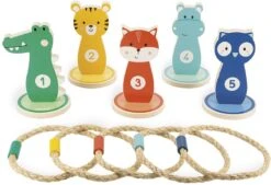 Janod Verjaardagsspel - Ringen Gooien Dieren