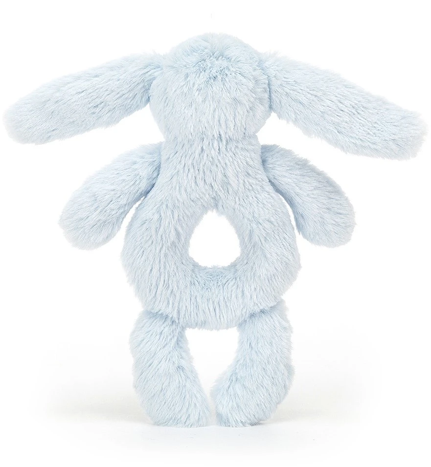 Jellycat Bashful Greifring Hase Blau 5 Jellycat Bashful Greifring Hase Blau – Bild 3
