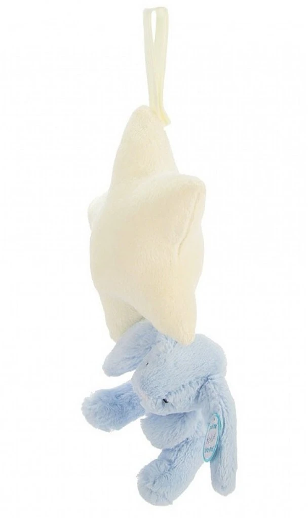 Jellycat Bashful Spieluhr Hase Blau - 28 Cm 4 Jellycat Bashful Spieluhr Hase Blau - 28 Cm – Bild 2