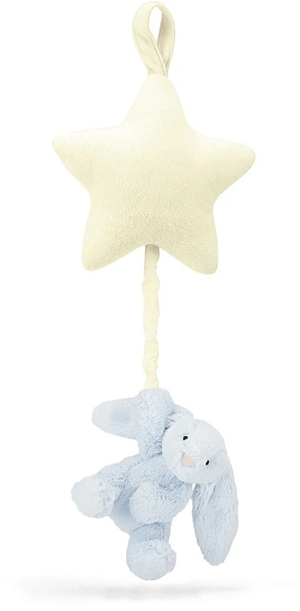 Jellycat Bashful Spieluhr Hase Blau - 28 Cm 3 Jellycat Bashful Spieluhr Hase Blau - 28 Cm