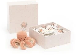 Jellycat Odell Oktopus Geschenkset - 18cm -Djeco Geschaft jellycat odell oktopus geschenkset 18cm 2