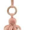 Jellycat Odell Oktopus Holzgreifring - 21cm -Djeco Geschaft jellycat odell oktopus holzgreifring 21cm