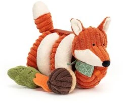 Jellycat Sprial Aktivitätenspielzeug Cordy Roy Baby Fuchs - 13cm -Djeco Geschaft jellycat sprial aktivitaetenspielzeug cordy roy baby fuchs 13cm 3