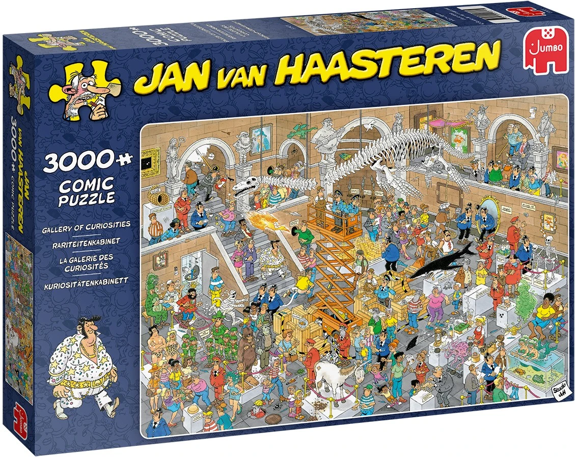 Jumbo 20031 Jan Van Haasteren-Kuriositätenkabinett-3000 Teile Puzzlespiel, Mehrfarben 3 Jumbo 20031 Jan Van Haasteren-Kuriositätenkabinett-3000 Teile Puzzlespiel, Mehrfarben