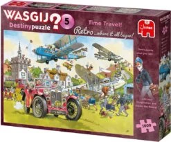 Jumbo 25008 Wasgij Retro Destiny 5-Zeitreise-1000 Teile Puzzlespiel, Mehrfarben -Djeco Geschaft jumbo 25008 wasgij retro destiny 5 zeitreise 1000 teile puzzlespiel mehrfarben 2