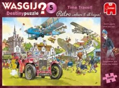 Jumbo 25008 Wasgij Retro Destiny 5-Zeitreise-1000 Teile Puzzlespiel, Mehrfarben -Djeco Geschaft jumbo 25008 wasgij retro destiny 5 zeitreise 1000 teile puzzlespiel mehrfarben 3