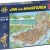 Jumbo-Puzzle Jan Van Haasteren Bomvol Bad - 2000 Teile -Djeco Geschaft jumbo puzzle jan van haasteren bomvol bad 2000 teile