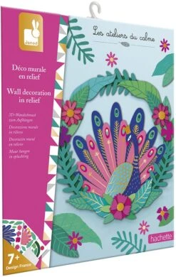 Juratoys-Janod Pfau Relief Wanddekoration -Djeco Geschaft juratoys janod pfau relief wanddekoration 2