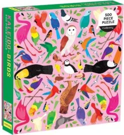 Kaleido-Birds Family Puzzle: 500 Piece
