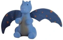 Tikiri Kautschuk Babyrassel, Drache Mit Knister-Flügeln, Naturkautschuk, Rassel Für Babys Und Kleinkinder Ab 0+ Monaten -Djeco Geschaft kautschuk babyrassel drache mit knister fluegeln naturkautschuk rassel fuer babys und kleinkinder ab 0plus monaten 2