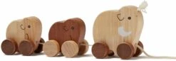 Kid's Concept Mammut Familie Schiebespielzeug Natur NEO
