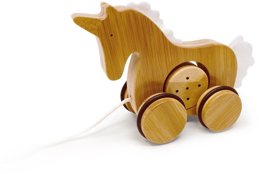 Kinderfeets Bamboo Ziehtier Einhorn 3 Kinderfeets Bamboo Ziehtier Einhorn