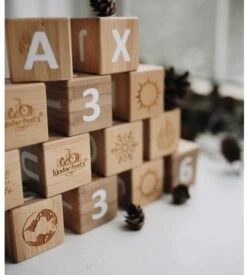 Kinderfeets Bambus ABC Blöcke - 18 Stück 10 Kinderfeets Bambus ABC Blöcke - 18 Stück -Djeco Geschaft kinderfeets bambus abc bloecke 18 stueck 2