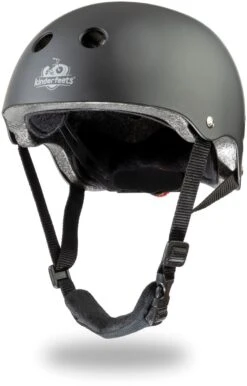 Kinderfeets Helm Matt Schwarz