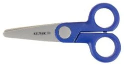 Kinderveilige Schaar 12,5cm, Knipt Alleen Papier, In Polypropzakje Verpakt