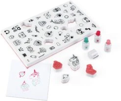 Janod Kreativ-Set Pompon-Karten "Lamas" 3 Stück -Djeco Geschaft kreativ set pompon karten quot lamas quot 3 stueck 2