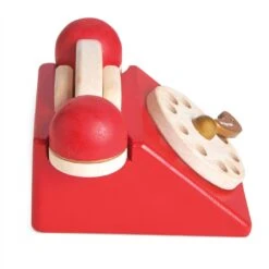 Le Toy Van TV323 Vintage Holz Handy Rollenspiel-Spielzeug, Rotes Design -Djeco Geschaft le toy van tv323 vintage holz handy rollenspiel spielzeug rotes design 3