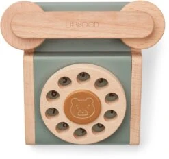 Liewood Selma Classic Phone Faune Green / Golden Caramel -Djeco Geschaft liewood selma classic phone faune green golden caramel 2