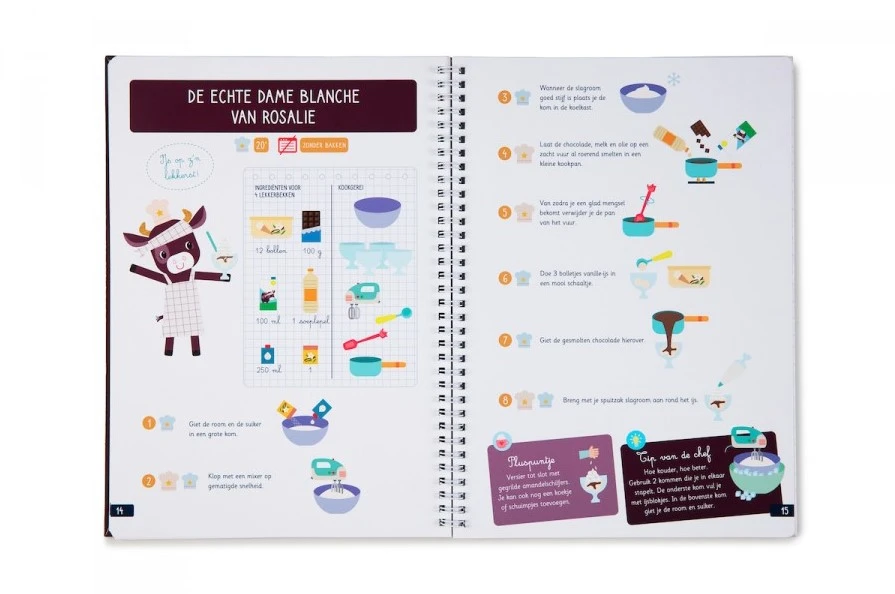 Lilliputiens Meine Ersten Schokoladenrezepte - NL * 3 Lilliputiens Meine Ersten Schokoladenrezepte - NL *