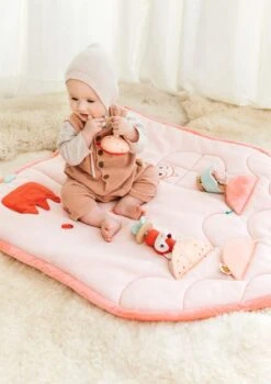 Lilliputiens Wald Spielmatte Mit Schleife - ECO -Djeco Geschaft lilliputiens wald spielmatte mit schleife eco 3