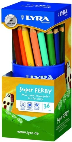 LYRA Super Ferby Runddose Mit 36 Farbstiften, Sortiert