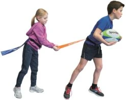 Megaform Flaggen-Rugby-Gürtel Blau - 6er-Set -Djeco Geschaft megaform flaggen rugby guertel blau 6er set 2