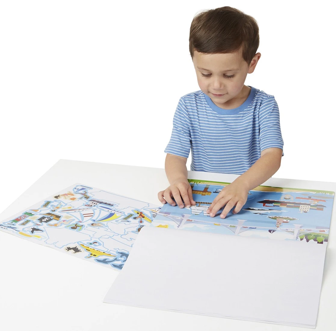 Melissa & Doug Block Mit Wiederbenutzbaren Stickern - Fahrzeuge 5 Melissa & Doug Block Mit Wiederbenutzbaren Stickern - Fahrzeuge – Bild 3