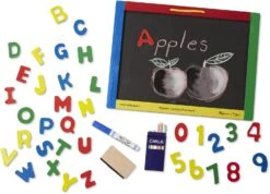 Melissa & Doug Magnetische, Trocken Abwischbare Tafel Mit Kreide Und Stift -Djeco Geschaft melissa doug magnetische trocken abwischbare tafel mit kreide und stift 2