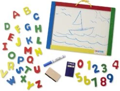 Melissa & Doug Magnetische, Trocken Abwischbare Tafel Mit Kreide Und Stift -Djeco Geschaft melissa doug magnetische trocken abwischbare tafel mit kreide und stift 3