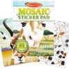 Melissa & Doug Mosaik-Stickerblock - Safari-Tiere