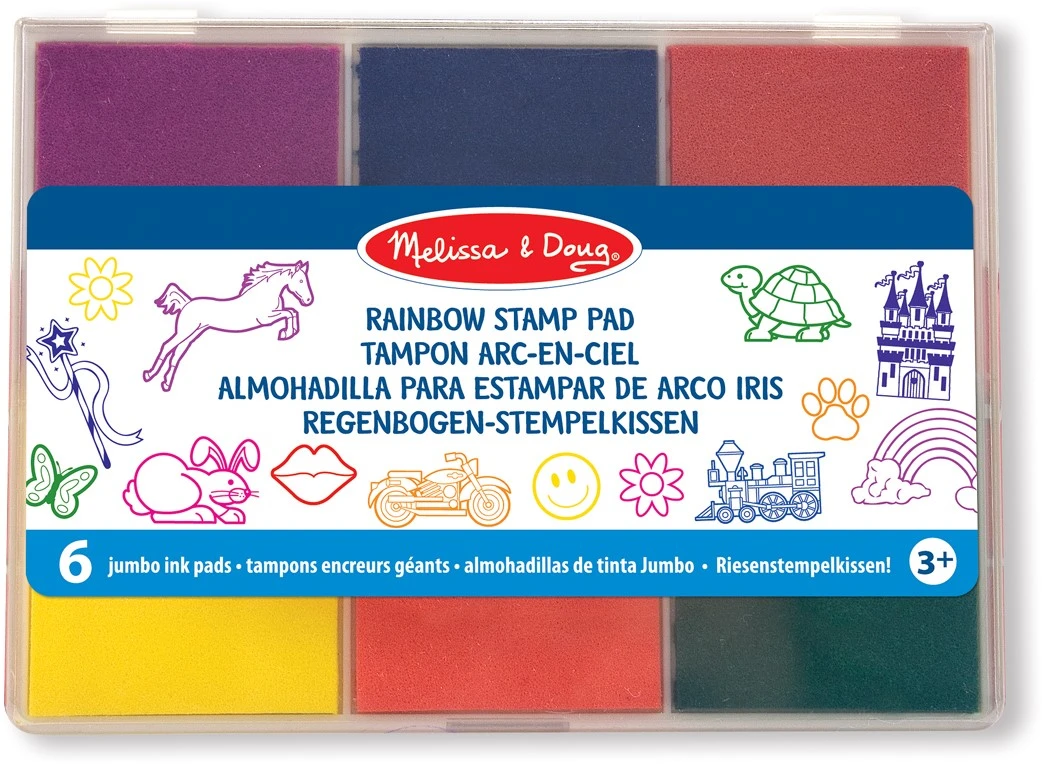 Melissa & Doug Regenbogen-Stempelkissen 3 Melissa & Doug Regenbogen-Stempelkissen