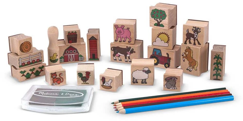 Melissa & Doug Stempelszenen - Bauerngehöft 4 Melissa & Doug Stempelszenen - Bauerngehöft – Bild 2
