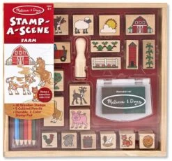 Melissa & Doug Stempelszenen - Bauerngehöft 7 Melissa & Doug Stempelszenen - Bauerngehöft -Djeco Geschaft melissa doug stempelszenen bauerngehoeft 3