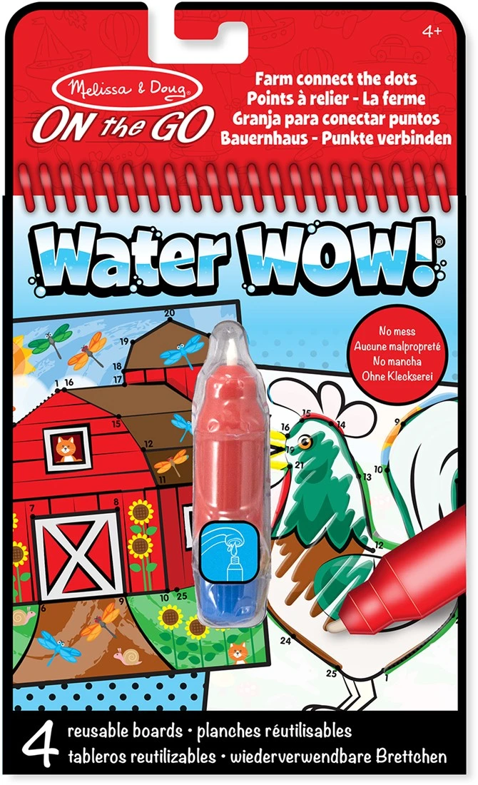 Melissa & Doug Wasser-Wow! Punkte Zum Bauernhaus Verbinden 5 Melissa & Doug Wasser-Wow! Punkte Zum Bauernhaus Verbinden – Bild 3