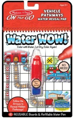 Melissa & Doug Water Wow - Wege Der Fahrzeuge