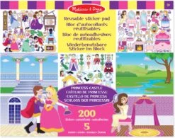 Melissa & Doug Wiederbenutzbare Sticker Im Block - Schloss Der Prinzessin