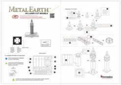 Metal Earth - Big Ben Tower -Djeco Geschaft metal earth big ben tower 2