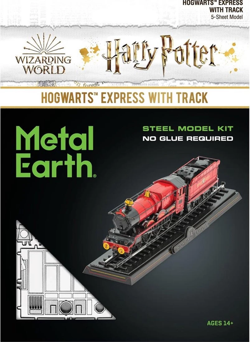 Metal Earth - Harry Potter Hogward's Express Mit Gleis 3 Metal Earth - Harry Potter Hogward's Express Mit Gleis