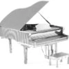 Metal Earth MMS080, Grand Piano, Konstruktionsspielzeug Lasergeschnittener 3D-Konstruktionsbausatz, 2 Metallplatinen, Ab 14 Jahren -Djeco Geschaft metal earth mms080 grand piano konstruktionsspielzeug lasergeschnittener 3d konstruktionsbausatz 2 metallplatinen ab 14 jahren