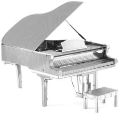 Metal Earth MMS080, Grand Piano, Konstruktionsspielzeug Lasergeschnittener 3D-Konstruktionsbausatz, 2 Metallplatinen, Ab 14 Jahren