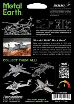 Metal Earth - Sikorsky UH-60 Black Hawk Hubschrauber 7 Metal Earth - Sikorsky UH-60 Black Hawk Hubschrauber -Djeco Geschaft metal earth sikorsky uh 60 black hawk hubschrauber 3