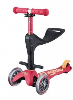 Micro Mini Step Deluxe 3in1 Robijnrood -Djeco Geschaft micro mini step deluxe 3in1 robijnrood 2