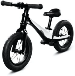 Micro Mobility GB0031 Micro Balance Bike Deluxe Pro Laufrad, Schwarz-Weiß