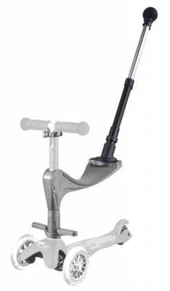 Micro Mobility Schiebestange Mit Fußhalterung, Schwarz