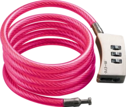 Micro Sicherheitssicherheit, Rosa Kabelschloss Für Jungen Und Mädchen, Geeignet Für Fahrrad, Roller, Fahrradzubehör