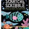 Ooly Mini Scratch & Scribble Art Kit: Friendly Fish -Djeco Geschaft mini scratch scribble art kit friendly fish
