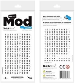 Mod Aufkleber Zahlen