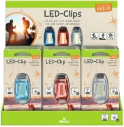 Moses Expedition Natur LED-Klammerleuchte 3fach Sortiert