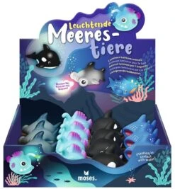 Moses Leuchtendes Bad Meerestiere 4fach Sortiert